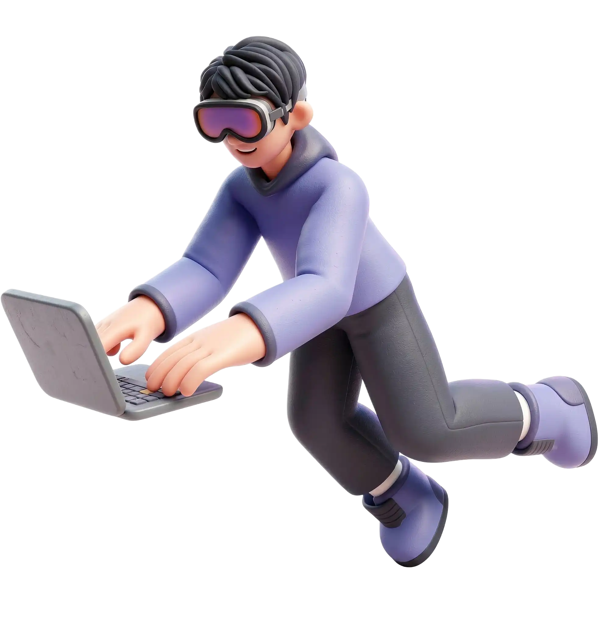 Developer with Laptop